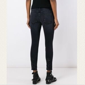 NWT CURRENT ELLIOTT The Stiletto Black Skinny Jeans SZ 29